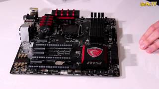 Komplettse  Unboxing av MSI Z97 GAMING 5 [upl. by Brooks25]