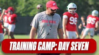 Defense impresses during Buckeyes seventh training camp session  Ohio State football [upl. by Sidonia]