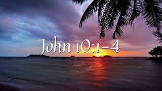 Daily Bible Reading for 102124  John 1014 [upl. by Etna]