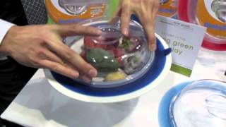 International Home  Housewares Show IHHS 2012  PlateTopper Silicone Sealing Lids [upl. by Mariana]