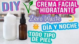 CREMA FACIAL HIDRATANTE  TODO TIPO DE PIEL  DIY ZERO WASTE  Mixi [upl. by Assirhc157]