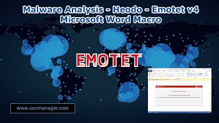 Malware Analysis Reverse Engineering  Heodo  Emotet v4  Microsoft Word Macro  Sound optimized [upl. by Eitsirk976]