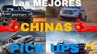 Las MEJORES camionetas  PICKUPS  chinas ecuador MENOS DE 30000 [upl. by Eseeryt]