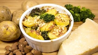 KartoffelBrokkoliGratin  VEGETARISCH AUFLAUF [upl. by Elyl]