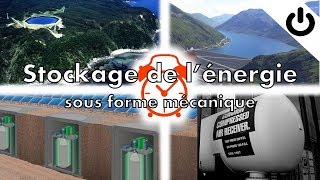 Stockage de lénergie sous forme mécanique STEP volant dinertie et air comprimé [upl. by Silvers]