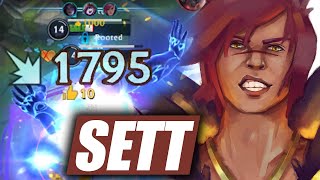 Wild Rift SETT is OP 1795 True Damage [upl. by Shurlock189]