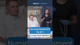 🌬️ How Do You Auscultate Lung Sounds NursingSkills BreathingAssessment nclex [upl. by Wehrle]