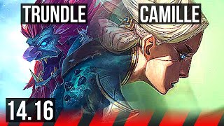 TRUNDLE vs CAMILLE TOP  Dominating  NA Master  1416 [upl. by Tersina]