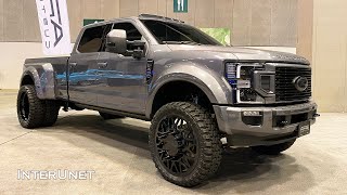 Super Duty Ford F450 Platinum 2021 Custom 4x4 Truck [upl. by Llennahc]