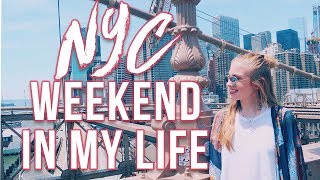 HOW TO DO NEW YORK CITY IN ONE WEEKEND NYC Weekend In My Life • Lottie Smalley [upl. by Hamas]