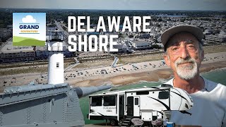 Ep 379 Delaware Shore  RV travel camping beach [upl. by Nodababus]