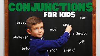 Conjunctions for Kids  Learn about coordinating correlative and subordinating conjunctions [upl. by Nawiat]