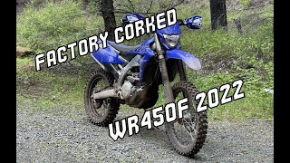 Factory Corked WR450F 2022 [upl. by Omrellig]