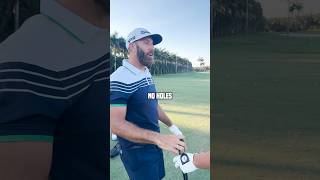 Dustin Johnson wasnt feeling Brysons driver 🤣 golf [upl. by Munshi785]