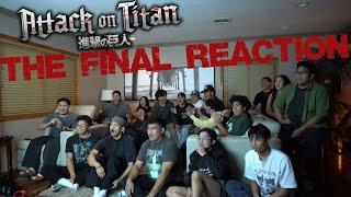 Attack on Titan S4P4 THE LAST GROUP REACTION Finale Special [upl. by Daloris937]