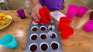 KOCHBLUME 3Piece Silicone Measuring Cup Set on QVC [upl. by Aokek301]