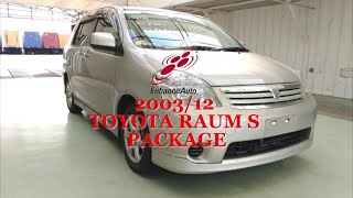 200312 TOYOTA RAUM S PACKAGE 276920 [upl. by Adnek113]