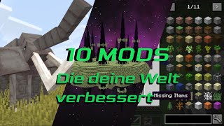 10 MODS die dein Minecraft verbessern fyp mods minecraft [upl. by Aramoy]