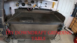 DIY downdraft grinding table for cnc plasma cut parts [upl. by Eelrebmyk530]