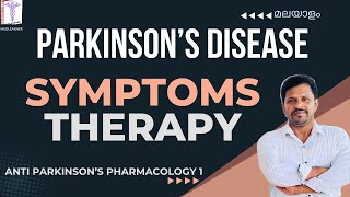 Parkinsons Disease Malayalam Parkinsons disease Symptoms Pharmacology Treatment malayalam class [upl. by Eiryk966]