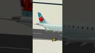 E175productions E190 Air Canada PTFS Butter Landing 3 [upl. by Cl]