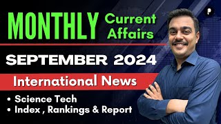 International News Science Tech amp Index  September 2024  Monthly Current Affairs 2024 [upl. by Artemas]