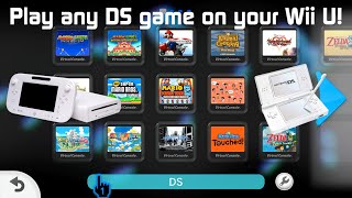 How to play any DS game through Wii U Virtual Console  UWUVCI Tutorial 2024 [upl. by Akihdar]