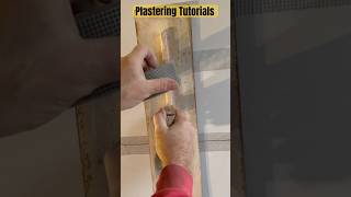 Cutting scrim tape diy renovation construction building plastering home plasterer plaster [upl. by Christabel]