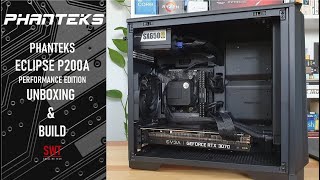 Phanteks Eclipse P200a itx case with matx vibes [upl. by Onihc]