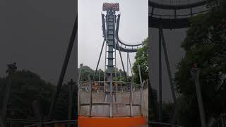 Would You Ride The Worlds First Vertical Drop Rollercoaster  Oblivion At Alton Towers [upl. by Ariel]