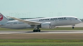 JAL Boeing 7878 Dreamliner Takeoff from YVR [upl. by Attenahs738]