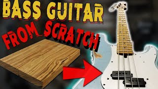 I made relic BASS GUITAR from scratch  Guitar build [upl. by Anilorac150]