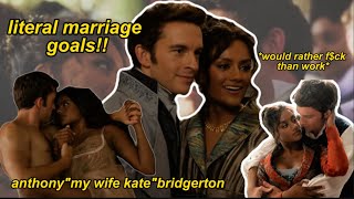 KATE And ANTHONY being the MARRIED IDIOTS IN LOVE in s3 of BRIDGERTON for 4 minutes straight [upl. by Eveiveneg]