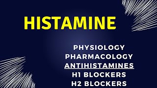 Histamine Complete information Physiology Pharmacology UrduHindi [upl. by Cohbath274]