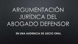 Como hablar en una audiencia de juicio oral  TUTORIAL [upl. by Enos667]