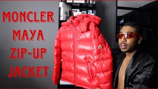 MONCLER MAYA JACKET REAL REVIEW  IS IT WORTH IT  SIZING  TRY ON‼️  2FLYB [upl. by Letsirk634]