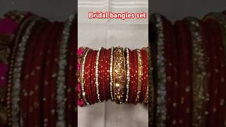 Bridal bangles set chudiyan ki design chuda design bangles shorts [upl. by Ettenig]