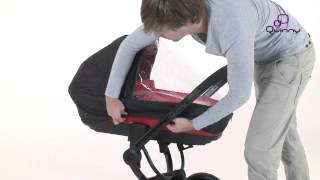 Quinny Carrycot  How to install [upl. by Noivaz613]