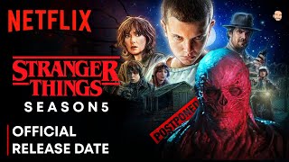 Stranger Things Season 5 Release Date  Stranger Things Season 5 Trailer Netflix [upl. by Lleirbag846]