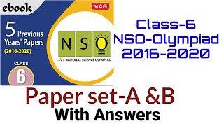 NSOolympiadClass620162020 paper with answers Set Ansoolympiad matholympiad olympiadclass6 [upl. by Ervin]