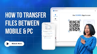 How to Transfer Files Between PC and Phone with SHAREit  Same WiFi mode  Manual Mode Tutorial [upl. by Boswall]