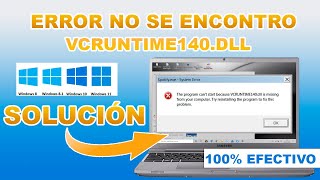 VCRUNTIME140DLL Error en Excel y Word  SOLUCIÓN DEFINITIVA ✅✅ [upl. by Obla89]