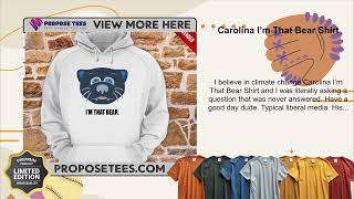 Carolina I’m That Bear Shirt [upl. by Dionysus]