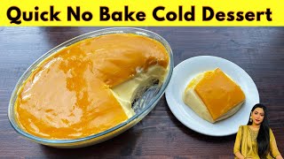 No Bake Mango Dessert  No Gelatine  Itna Tasty Minton mai Khatam Humainthekitchen [upl. by Gold]