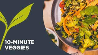 Seasoned Vegetables with Kitchari Spice Mix  10 Minute Healthy Meals  Ayurvedic Recipes [upl. by Nileek]