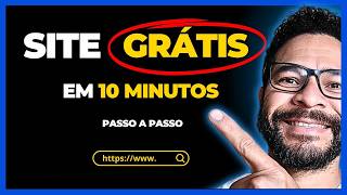 Fácil e RápidoComo Criar um Site Grátis em apenas 10 Minutos  Domínio e Hospedagem Grátis [upl. by Ehtylb]