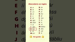 Aprenda el abecedario en ingles en en 1 minuto [upl. by Tnarud17]