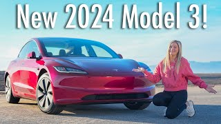 The NEW Upgraded 2024 Tesla Model 3 first impressions [upl. by Akram]