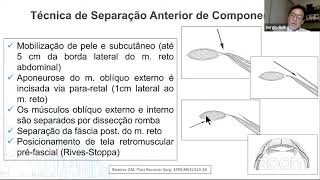 XXIII Webinar Cirurgia SC Hérnia Incisional Convencional Laparoscópica ou Robótica [upl. by Elstan809]