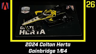 2024 Colton Herta 26 Gainbridge Indycar Diecast 164 [upl. by Zahara550]